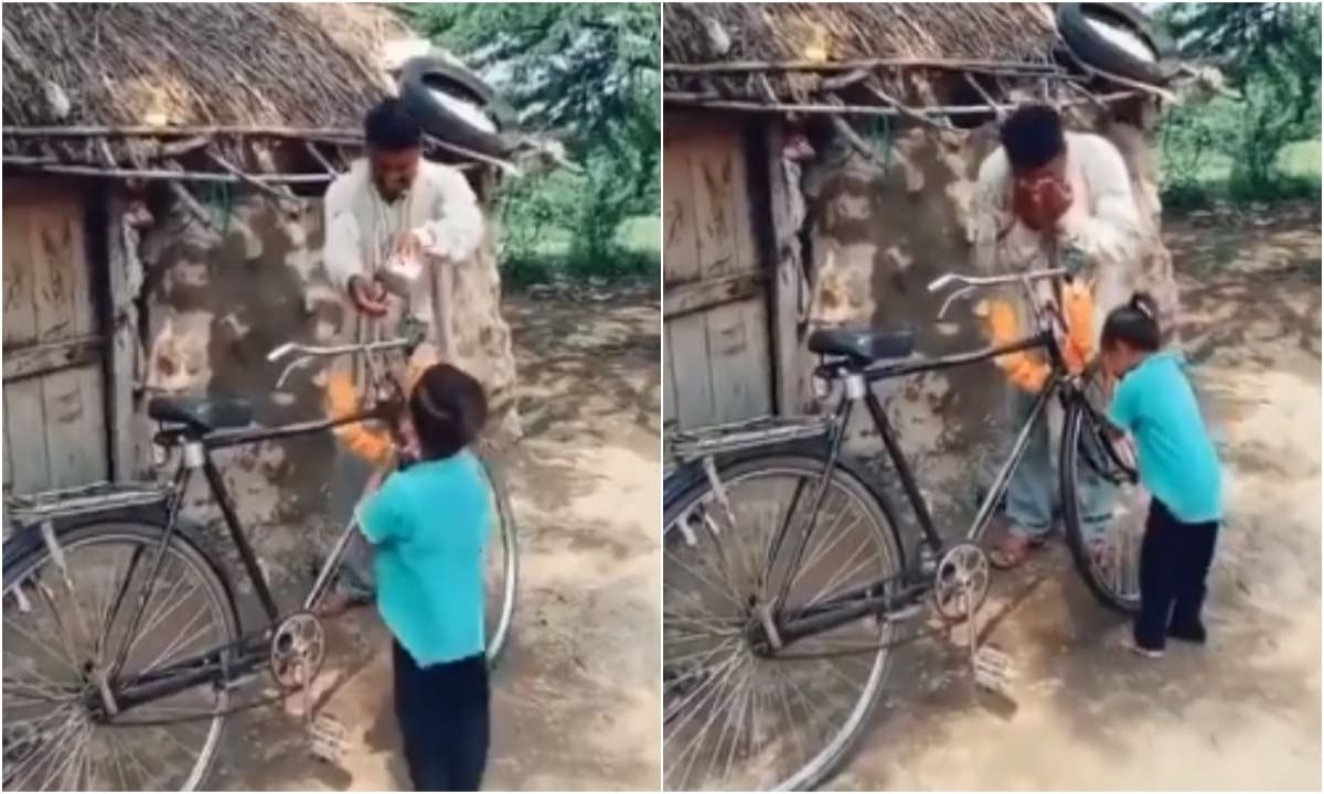  The Happiness Of The Poor Cannot Be Valued Fida If You See Their Reaction After Buying A Bicycle , Cycle,buying, Reaction, Mercedes-benz, Avanish, Ias Officer Avanish Sharan-TeluguStop.com