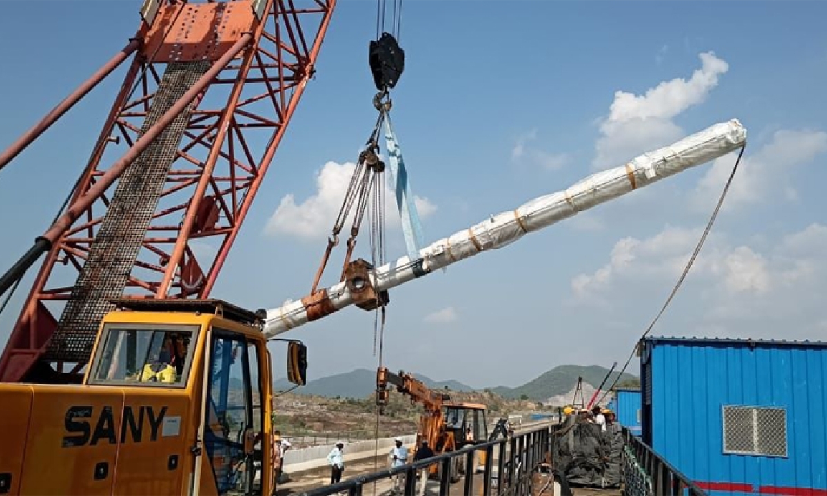  Key Event In Polavaram Project Spillway Works Completed Details, Polavaram Project, Polavaram Project Works, Polavaram Spillway, Hydro Electricity, Ap Government, Polavaram Copper Dam, , Ap Polavaram, Polavaram Project Status-TeluguStop.com