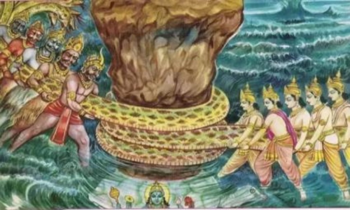  Story Of Ksheerasagar Madhanam, Ksheera Sagara Madanam , Pooja , Sree Vishnu , Devotional-TeluguStop.com