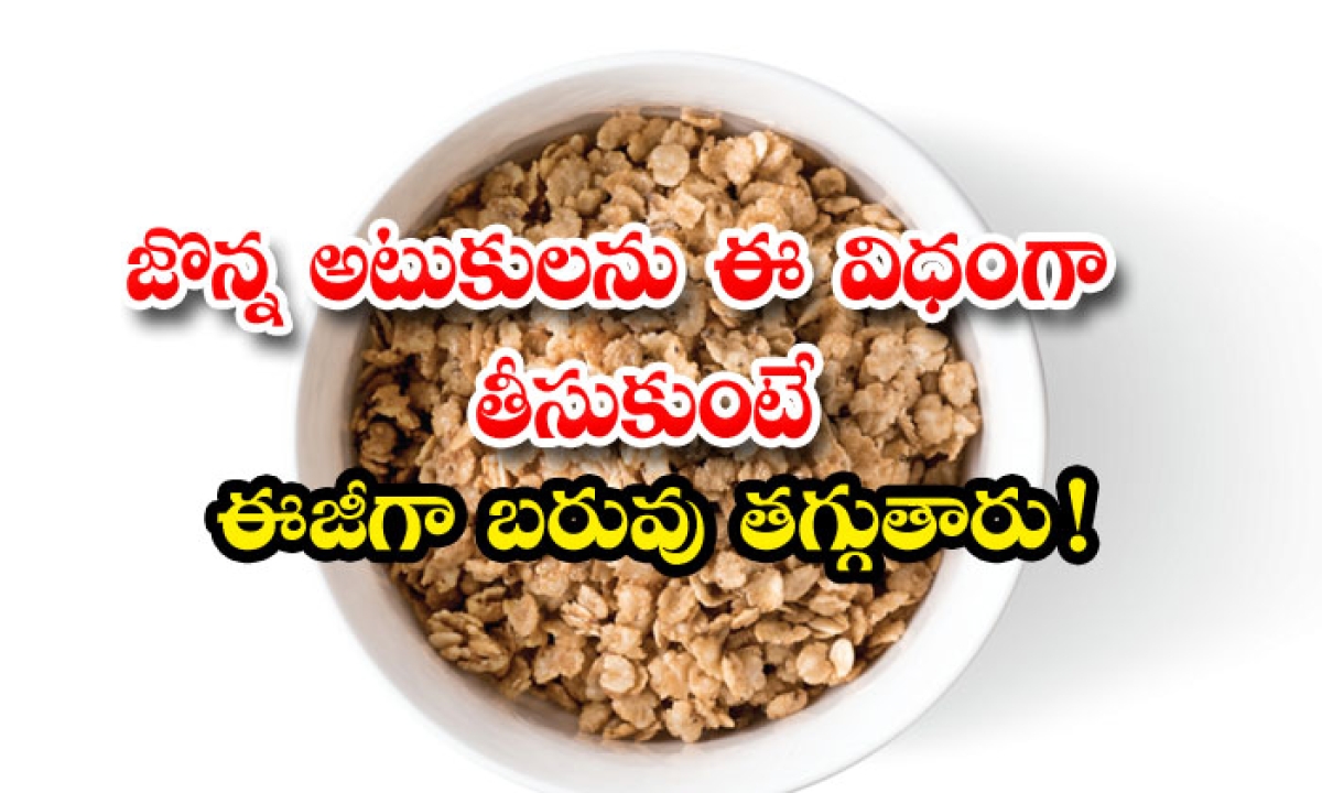  Take Jowar Flakes In This Way And Lose Weight Easily! Jowar Flakes, Sorghum, Jowar, Lose Weight, Weight Loss, Weight Loss Tips, Latest News, Health, Health Tips, Good Health-TeluguStop.com