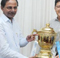  Telangana CM KCR With IPL Trophy-General-English-Telugu Tollywood Photo Image-TeluguStop.com