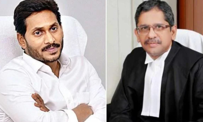 Telugu Ap, Ap Politics, Chandrababu, Jagan Ruling, Justice Ramana Case, Nimmagadda Ramesh Kumar, Supreme Court, Tdp Govt, Ys Jagan, Ys Jagan In Trouble On Officers Behavior-Political Telugu Ap, Ap Politics, Chandrababu, Jagan Ruling, Justice Ramana Case, Nimmagadda Ramesh Kumar, Supreme Court, Tdp Govt, Ys Jagan, Ys Jagan In Trouble On Officers Behavior-Political