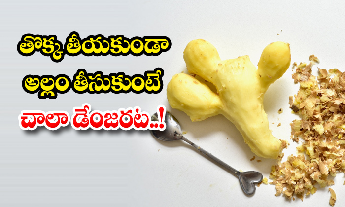  Effects Of Eating Ginger With Peel! Eating Ginger, Ginger Peel, Latest News, Ginger, Health Tips, Health, Good Health-TeluguStop.com