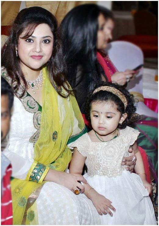 actress meena baby naming ceremony photos