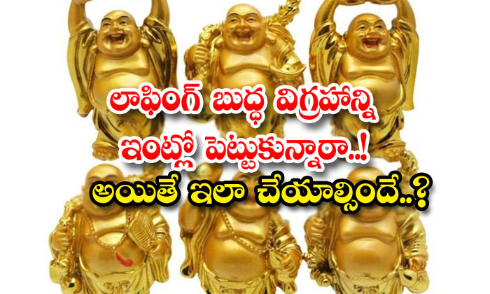  You Have To Do This When Laughing Buddha Statue Kept At Home, Laughing Buddha ,-TeluguStop.com