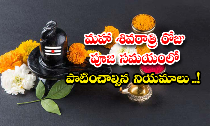  Maha Shivaratri 2021 Pooja Vidhi And Rules In Telugu , Maha Sivaratri, Lard Shiva, Special Pooja, Rules, 2021, Parameshwarudu, Fasting, Panchamrutalu, Abhisekham, Annadanam-TeluguStop.com