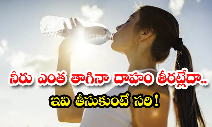  What To Do To Reduce The Problem Of Over Thirst! Over Thirst, Summer Tips, Summer, Latest News, Health Tips, Good Health, Drink Water, Thirst-TeluguStop.com