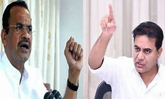 Telugu Congress Mp, Fires, Komatireddy, Ktr, Trs Minister-Latest News - Telugu Telugu Congress Mp, Fires, Komatireddy, Ktr, Trs Minister-Latest News - Telugu