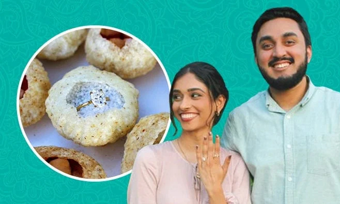 Telugu Crazy Lover Proposes, Crazy Man, Girlfriend, Hides, I Nside, Love Propose, Netizens, Pani-puri, Proposer His Girl Friend, Ring, Ring In Panipoori, Social Media, Viral Video, Yong Man-Latest News - Telugu Telugu Crazy Lover Proposes, Crazy Man, Girlfriend, Hides, I Nside, Love Propose, Netizens, Pani-puri, Proposer His Girl Friend, Ring, Ring In Panipoori, Social Media, Viral Video, Yong Man-Latest News - Telugu