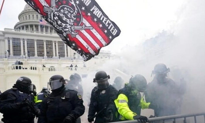 Telugu Capital Building, Democrats, Joe Biden, Speaker Nancy Pelosi, Tear Gas, Trump-Telugu NRI Telugu Capital Building, Democrats, Joe Biden, Speaker Nancy Pelosi, Tear Gas, Trump-Telugu NRI