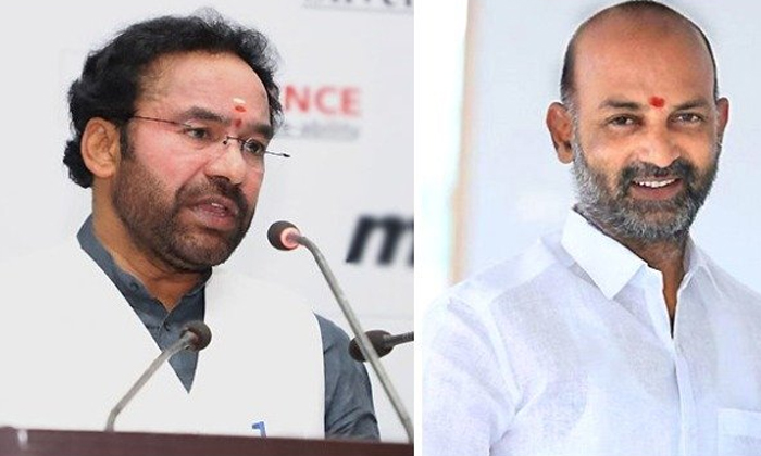 Telugu Bandi Sanjay, By Poll, Central Minster, Etela Rajender, Huzurabad Politics, Kishan Reddy, Telangana Bjp, Ts Politics-Telugu Political News Telugu Bandi Sanjay, By Poll, Central Minster, Etela Rajender, Huzurabad Politics, Kishan Reddy, Telangana Bjp, Ts Politics-Telugu Political News