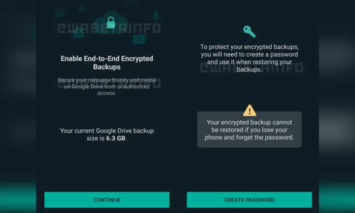Telugu Automatic Encryption, Beta Version, Cloud Data Storage Backups, Data More Safe, End To End Encryption, Feature, Messaging App Whatsapp, New Feature, Whatsapp-Latest News - Telugu Telugu Automatic Encryption, Beta Version, Cloud Data Storage Backups, Data More Safe, End To End Encryption, Feature, Messaging App Whatsapp, New Feature, Whatsapp-Latest News - Telugu