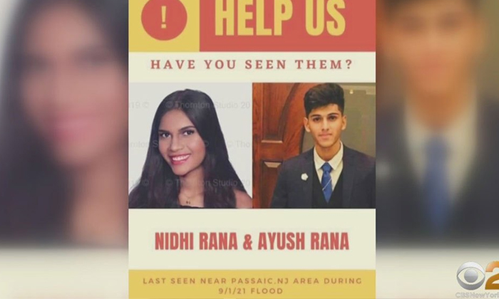 Telugu Ayush Rana, Clifton, Hawthorne, Nidhi Rana, Pair Of Indian American Students Who Went Missing In Hurricane Ida Found Dead In River, Pasaik River, Pasic, Pasic Fire Chief Pat, Sheriff\\'s Department, Trentacost-Telugu NRI Telugu Ayush Rana, Clifton, Hawthorne, Nidhi Rana, Pair Of Indian American Students Who Went Missing In Hurricane Ida Found Dead In River, Pasaik River, Pasic, Pasic Fire Chief Pat, Sheriff\\'s Department, Trentacost-Telugu NRI