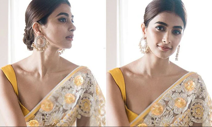 Telugu 48 Thousand, About Saree, Coast, Dress Cost, Pooja Hegde, Tollywood, Yellow Colour Dress-Movie Telugu 48 Thousand, About Saree, Coast, Dress Cost, Pooja Hegde, Tollywood, Yellow Colour Dress-Movie