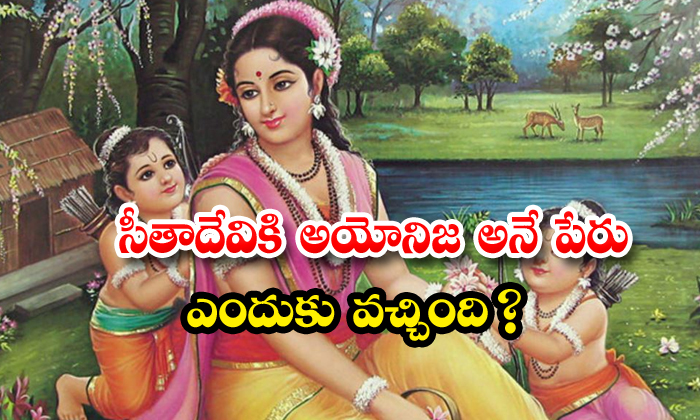  Why Did Sitadevi Get The Name Ayonija , Ayonija, Devotional, Seetha Devi, Ramudu, Telugu Devotional-TeluguStop.com