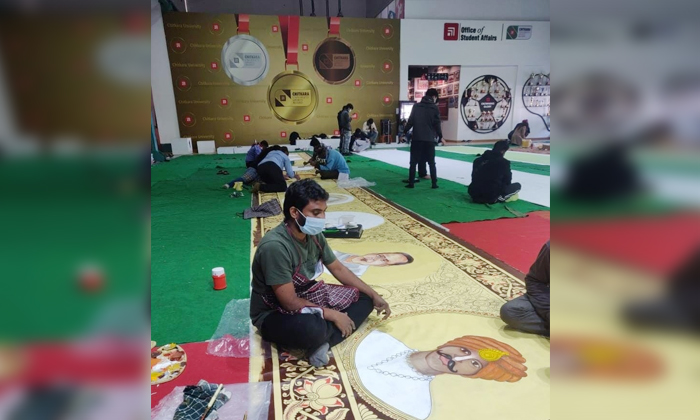 Telugu Andhra Pradesh, Artist Sudheer, Diaplayed, Kalamkariartist, Raj Path, Republic Day, Rupublic Day, Srikalahasthi, Latest-Latest News - Telugu Telugu Andhra Pradesh, Artist Sudheer, Diaplayed, Kalamkariartist, Raj Path, Republic Day, Rupublic Day, Srikalahasthi, Latest-Latest News - Telugu