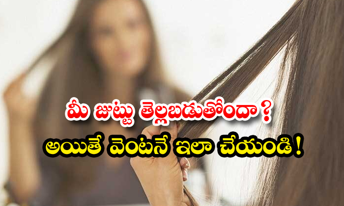  Simple Home Remedy For White Hair! Home Remedy, White Hair, Black Hair, Latest News, Hair Care, Hair Care Tips, Beauty, Beauty Tips, Long Hair,-TeluguStop.com