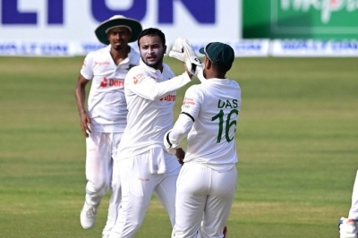  1st Test, Day 2: Bangladesh Start Strongly After Mathews' 199 Helps Sri Lanka To 397-TeluguStop.com
