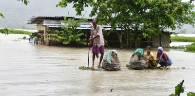  Assam Flood: 18 Dead; Over 8.39l Hit In 32 Districts-TeluguStop.com