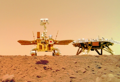  China's Zhurong Rover Enters Hibernation Due To Martian Dust Storm-TeluguStop.com