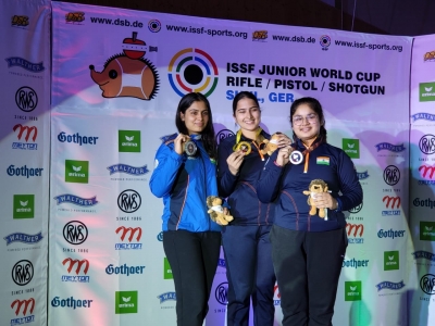  India Clean Sweep Women's 25m Pistol At Suhl Junior World Cup-TeluguStop.com