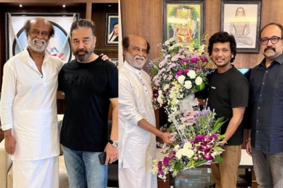  Kamal Haasan And 'vikram' Team Meet Rajinikanth-TeluguStop.com