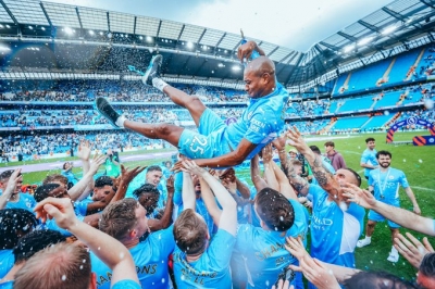  Man City Claim Premier League Title With Dramatic 3-2 Win At Aston Villa, Liverpool End One Point Behind (Ld)-Features-Telugu Tollywood Photo Image-TeluguStop.com
