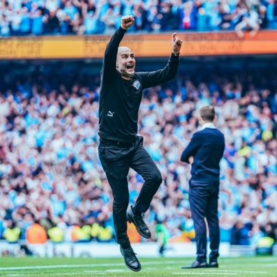  Man City Claim Premier League Title With Dramatic 3-2 Win At Aston Villa, Liverpool End One Point Behind (ld)-TeluguStop.com