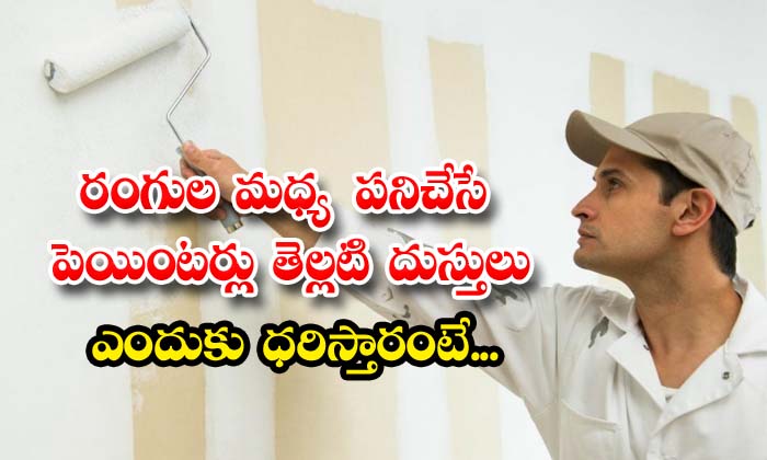  Why Do Painter Wear White Know The Reason Behind It , Painter , Painter Wear White , Reason Behind , White Dress , Professional Painters-TeluguStop.com