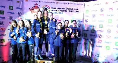  Skeet Women Win Team Bronze As India Finish On Top At Suhl Junior World Cup-TeluguStop.com