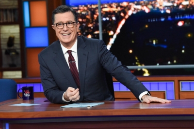  Stephen Colbert Returns To 'the Late Show' A Week After Covid Scare-TeluguStop.com