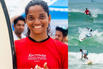  Tamil Nadu's Groms, Karnataka Women Dominate Day 2 Of Indian Open Of Surfing-TeluguStop.com