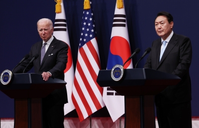  Yoon, Biden Agree To Expand Joint Military Exercises To Cope With N.korea Threats-TeluguStop.com