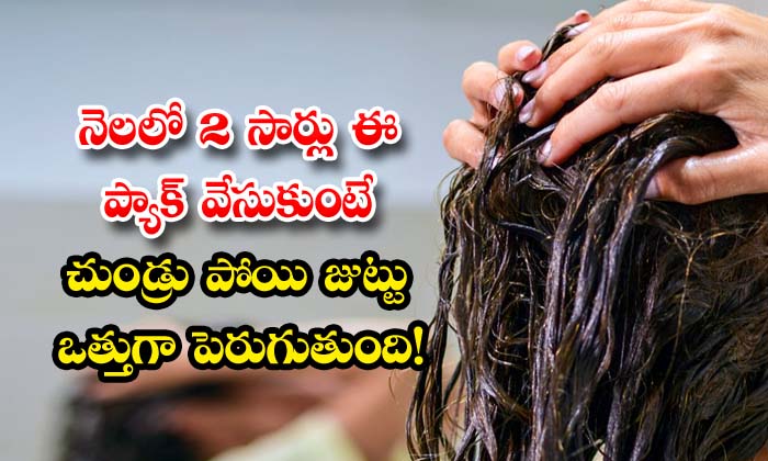  Apply This Pack 2 Times A Month To Get Rid Of Dandruff And Increase Hair Density-TeluguStop.com