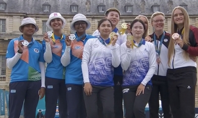  Archery World Cup: India Women Settle For Silver In Recurve Team Competition-TeluguStop.com