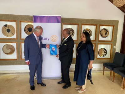  At Chogm, Rotary Awards Highest Recognition To Prince Charles-TeluguStop.com