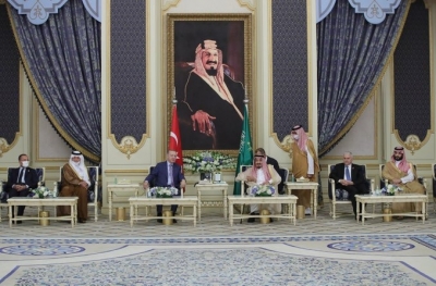  Saudi Crown Prince Pays 1st Visit To Turkey Since Death Of Journalist Khashoggi-TeluguStop.com
