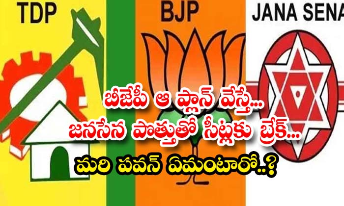  If Bjp Makes That Plan Jana Sena Alliance Will Break The Seats , Chandra Babu, Cm Jagan, Pawan Kalyan, Bjp, Ycp, Tdp, Janasena,pm Modi-TeluguStop.com
