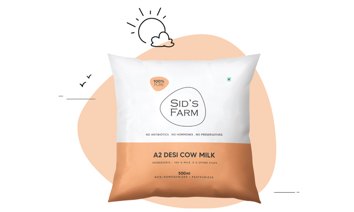  Sid’s Farm Set To Launch A2 Desi Cow Milk On Independence Day Eve-TeluguStop.com