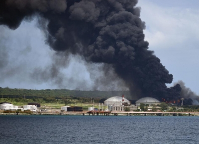 Cuba Assesses Environmental Impact Of Fuel Storage Facility Fire-TeluguStop.com