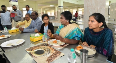  Telangana Guv Visits Iiit Basar, Interacts With Students-TeluguStop.com