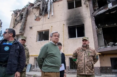  Un Chief To Focus On Grain Deal, Nuclear Safety During Ukraine Visit-TeluguStop.com