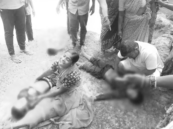  three children died after falling into a water hole in shad nagar - Telugu River