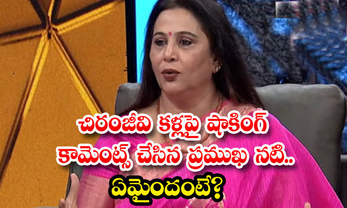  actress geetha shocking comments about chiranjeevi eyes details here - Telugu Actress Geetha