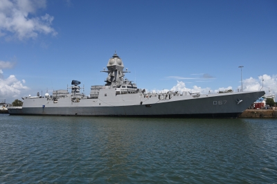  Second Project 15b Guided Missile Destroyer Delivered To Indian Navy-TeluguStop.com